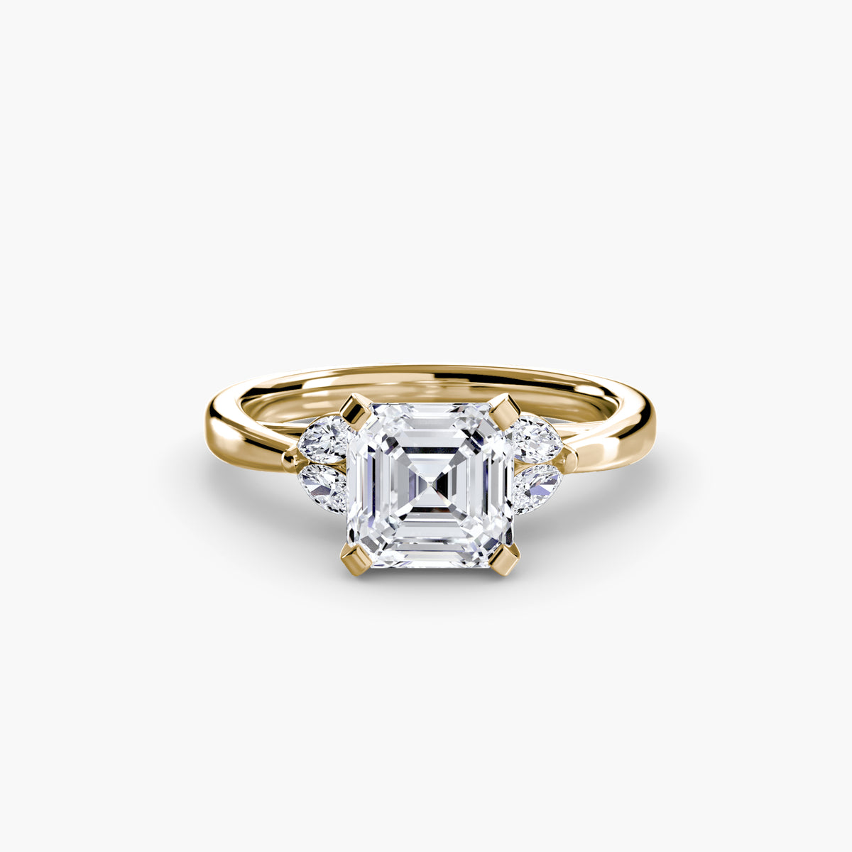 Vintage-Inspired Floral Engagement Ring – The Loire