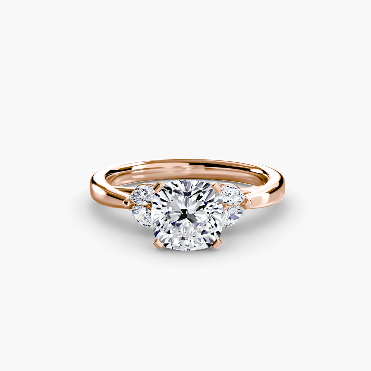 Vintage-Inspired Floral Engagement Ring – The Loire