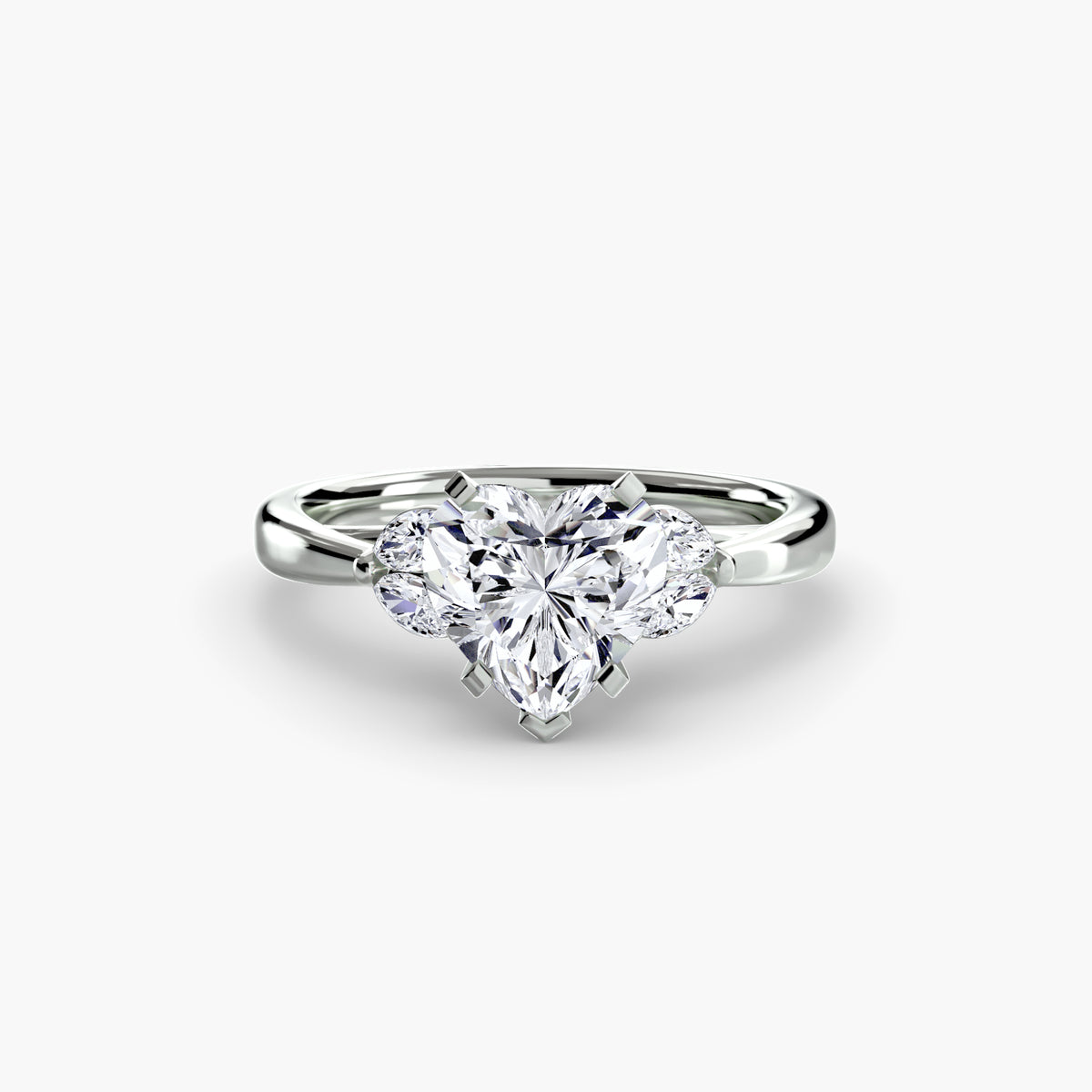 Vintage-Inspired Floral Engagement Ring – The Loire