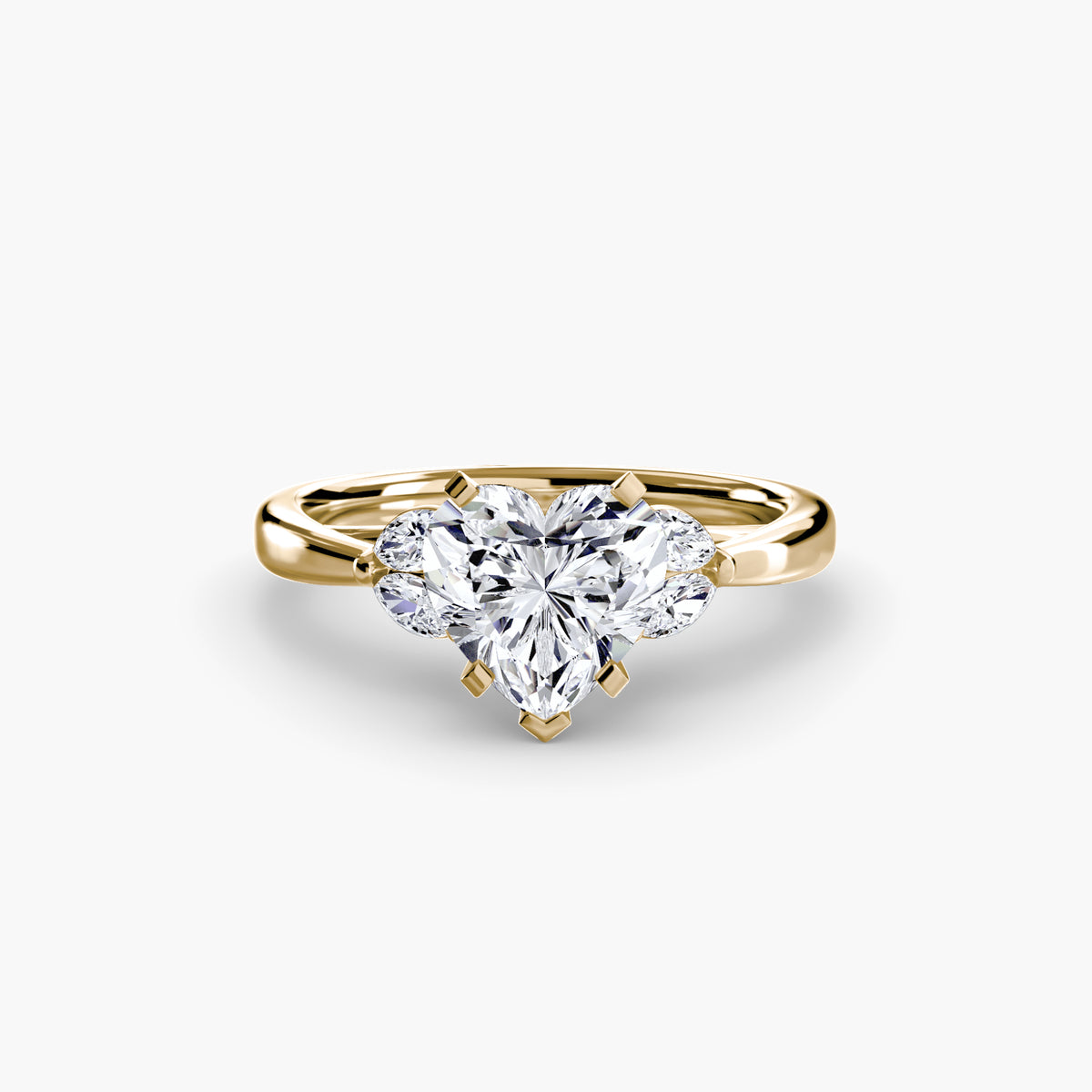 Vintage-Inspired Floral Engagement Ring – The Loire