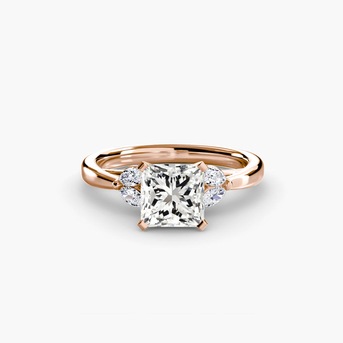 Vintage-Inspired Floral Engagement Ring – The Loire